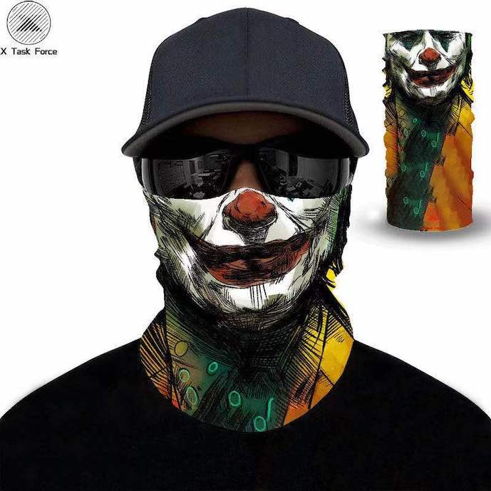 Fabric Clown Mask Ani Joker