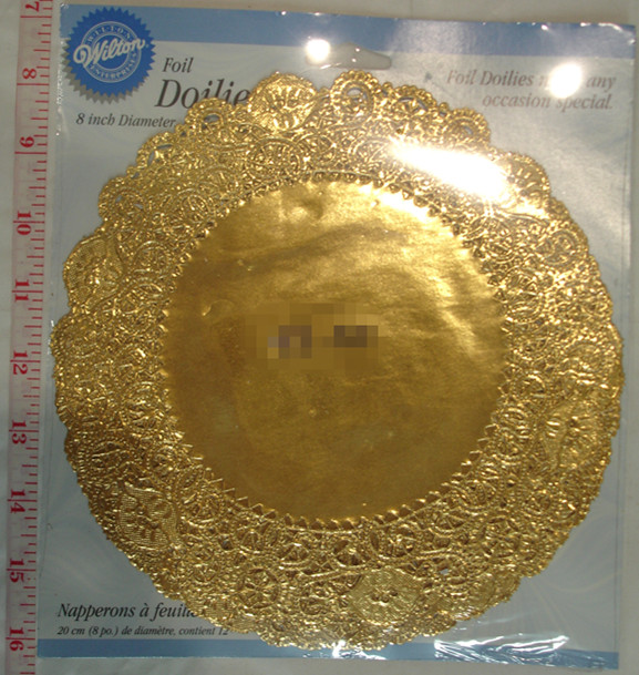 Gold Foil Doilies