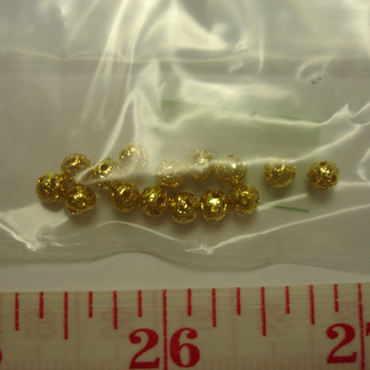 Gold beads (S)