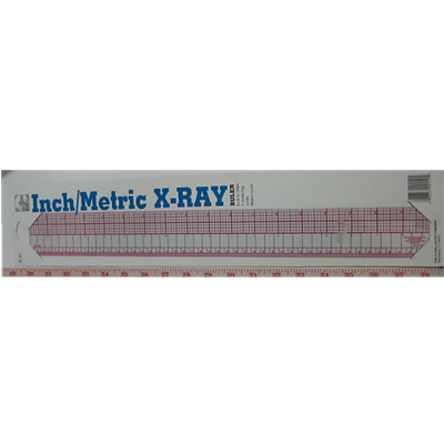 Inch/Metric X-Ray Ruler