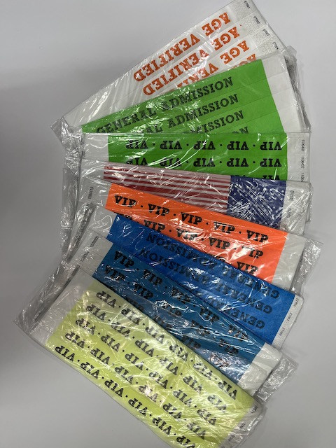 Paper Wristband Printed