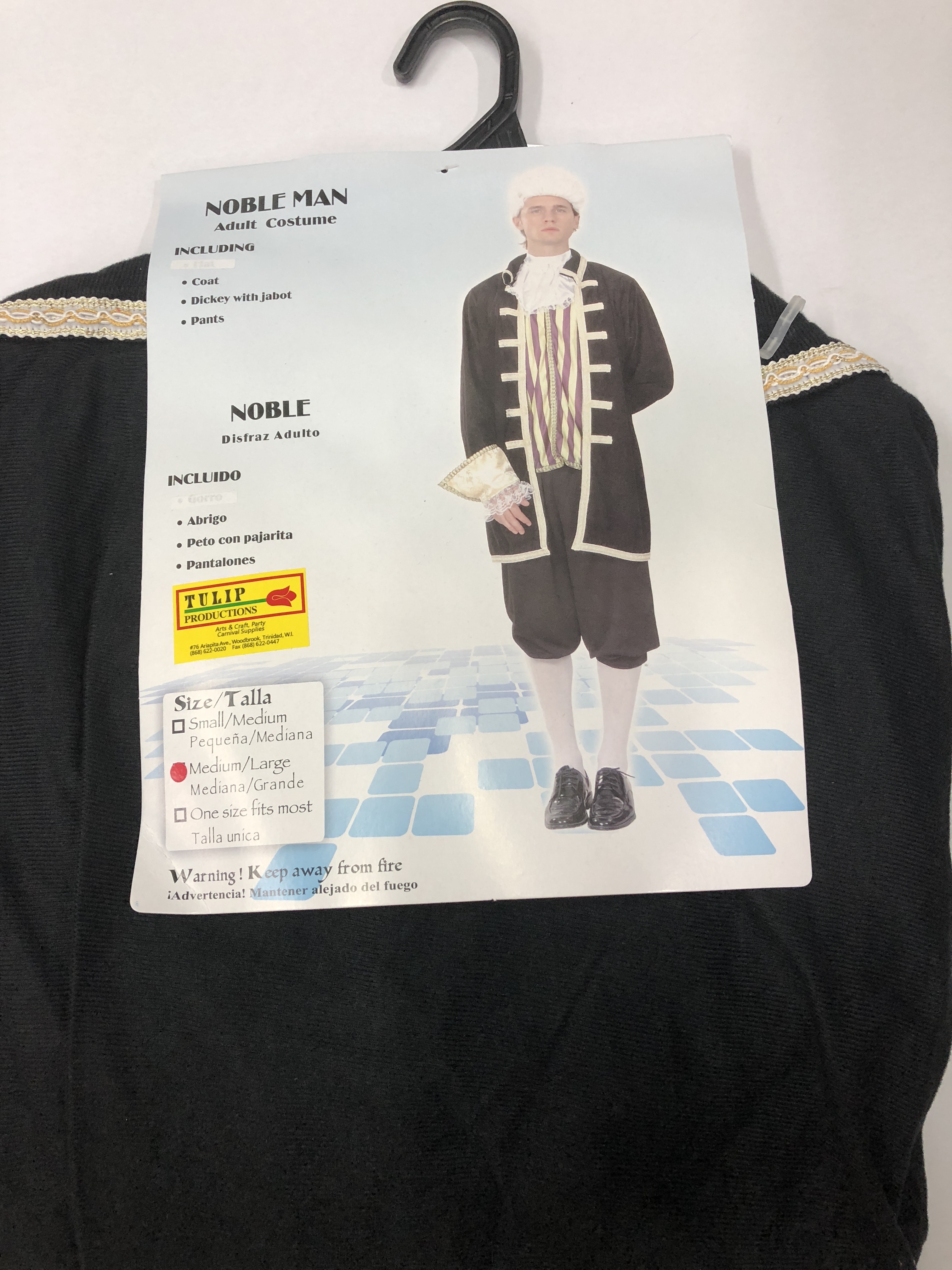 English Noble Man Costume