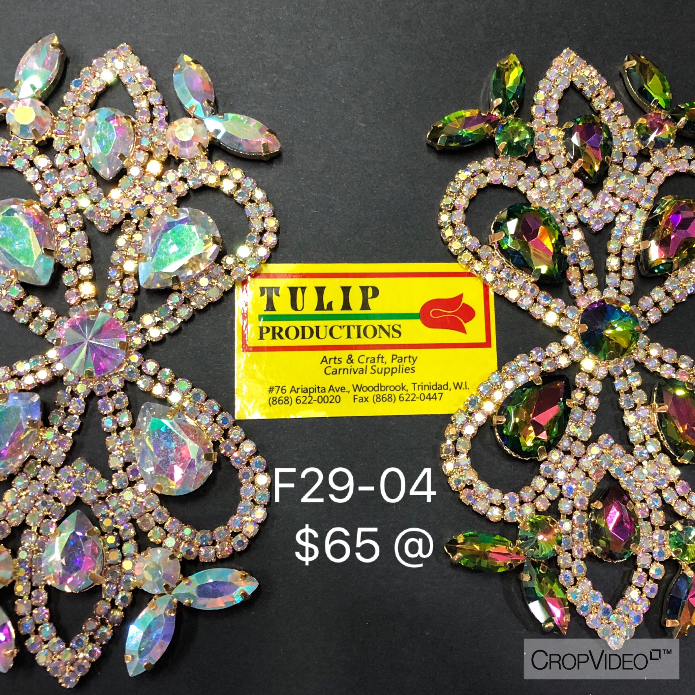 F29-04 Rhinestone Applique