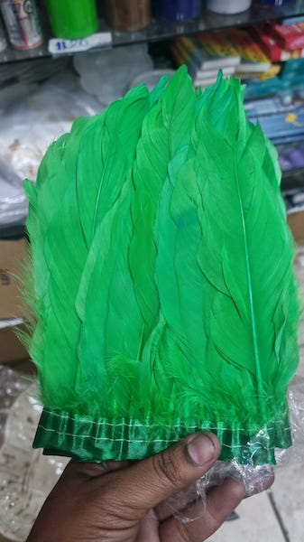 Feather Goose Nagorie Sew on Ribbon