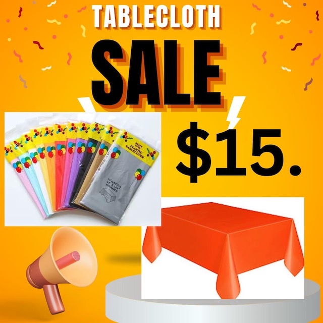 Tablecloth Disposable Plastic